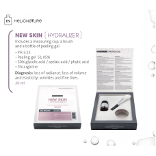 NEW SKIN HYDRALIZER.  Peeling gel 51.05% • 50% glycolic acid / azelaic acid / phytic acid • 5% arginine.30ml